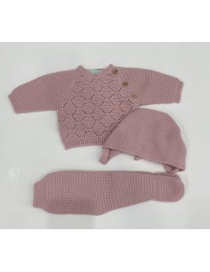 CONJUNTO 3 PIEZAS BOTONES MADERA