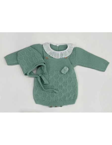 CONJUNTO 3 PIEZAS POMPOM