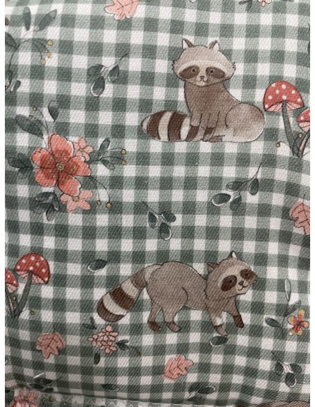 CONJUNTO SACO Y BOLSO VICHY MOFETA