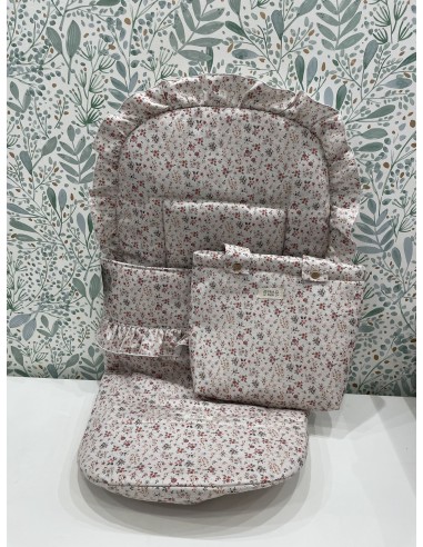 CONJUNTO SACO Y BOLSO FLOR OTOÑAL