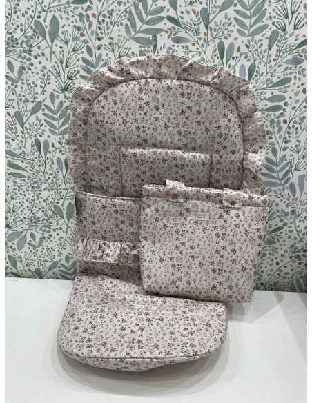 CONJUNTO SACO Y BOLSO FLOR OTOÑAL