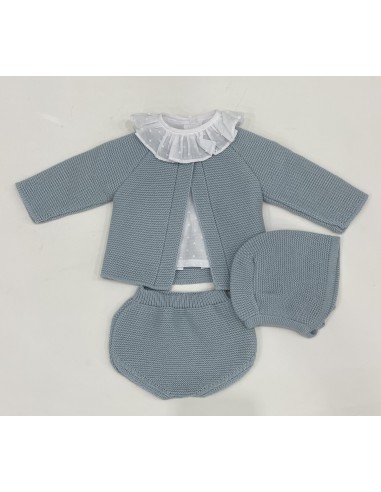 CONJUNTO 4 PIEZAS AZÚL