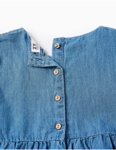 Túnica Vaquera de Algodón Bordada para Niña 2