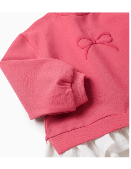 Chándal con Volantes para Bebé Niña 'Lacito', Rosa