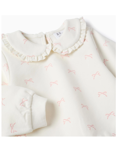 Chándal para Niña 'Lacitos', Blanco/Rosa