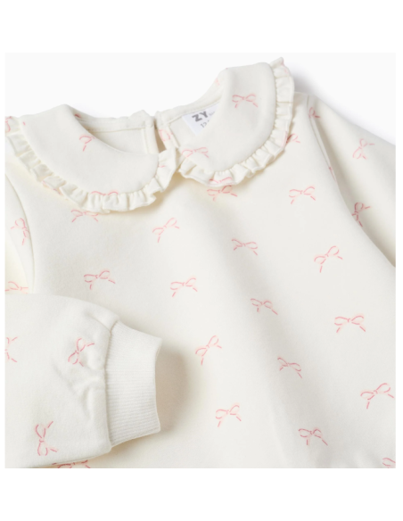 Chándal para Niña 'Lacitos', Blanco/Rosa