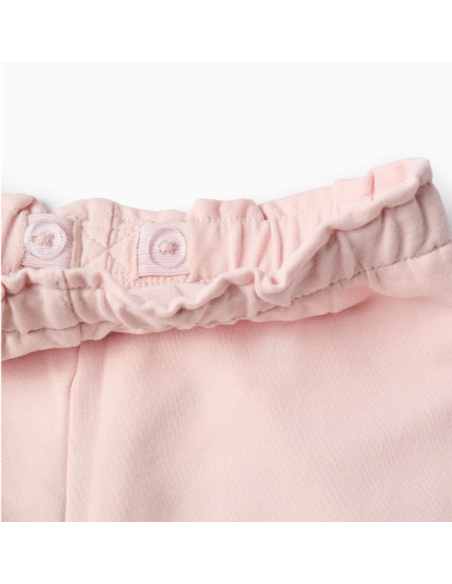 Chándal para Niña 'Lacitos', Blanco/Rosa