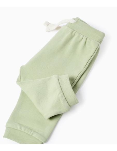Conjunto de Sudadera y Pantalón Perchado para Recién Nacido 'Caracol', Verde