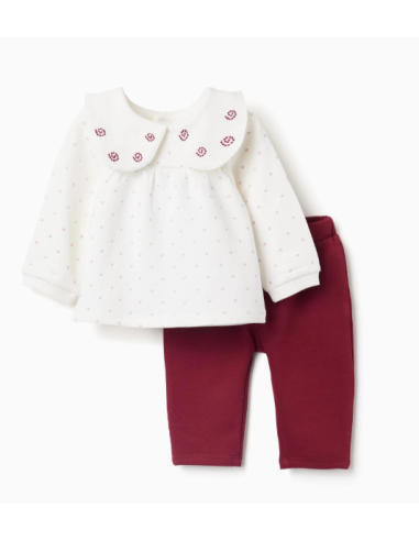 Sudadera + pantalón perchados para recién...