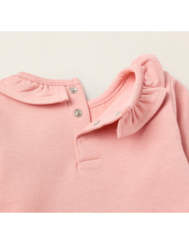 Sudadera + Pantalón Perchado para Recién Nacida...