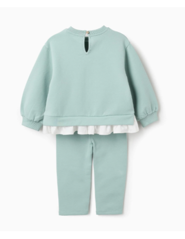 Chándal Perchado para Bebé Niña 'Formas', Verde...