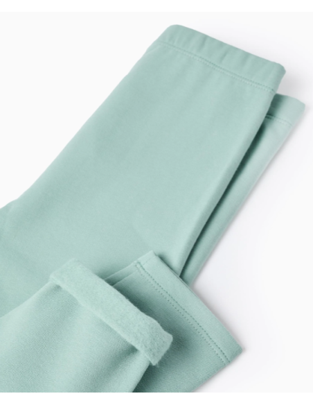 Chándal Perchado para Bebé Niña 'Formas', Verde Claro