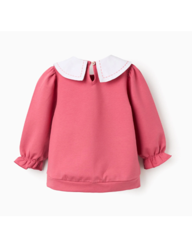 Sudadera con Cuello Holandés para Bebé Niña...