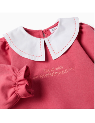 Sudadera con Cuello Holandés para Bebé Niña...