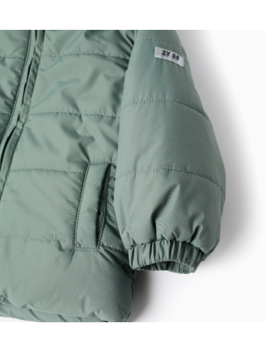 Chaqueta Acolchada con Capucha y Forro Polar...