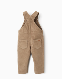 Peto de Pana para Bebé Niño, Beige 2