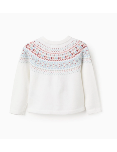 Chaqueta de Punto con Jacquard para Bebé Niña,...