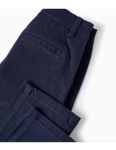 Pantalón Chino de Sarga para Niño 'Slim Fit',...