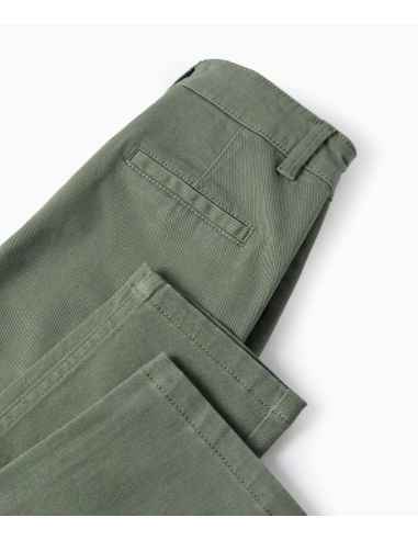 Pantalón Chino de Sarga para Niño 'Slim Fit',...
