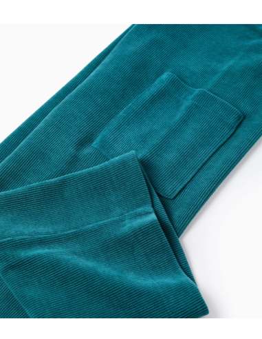 Peto de punto trenzado con bolsillos para niña,...