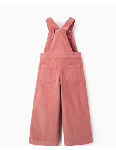 Mono de Pana 'Wide Leg' para Niña, Rosa