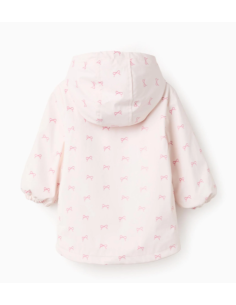 Parka de Goma con Capucha y Pelo para Bebé Niña 'Lazos',... 2