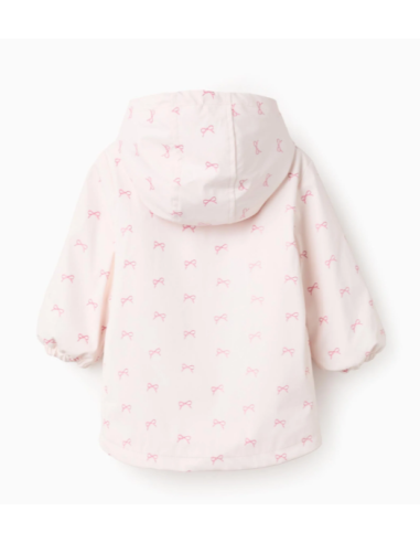 Parka de Goma con Capucha y Pelo para Bebé Niña...