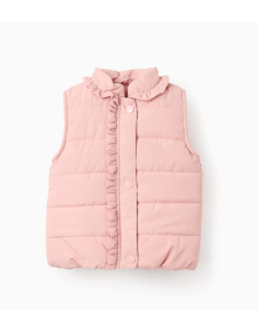 Chaleco Acolchado con Forro Polar para Bebé Niña, Rosa