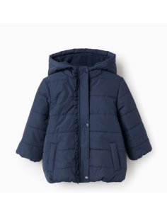 Chaqueta Acolchada con Capucha y Forro Polar para Bebé...