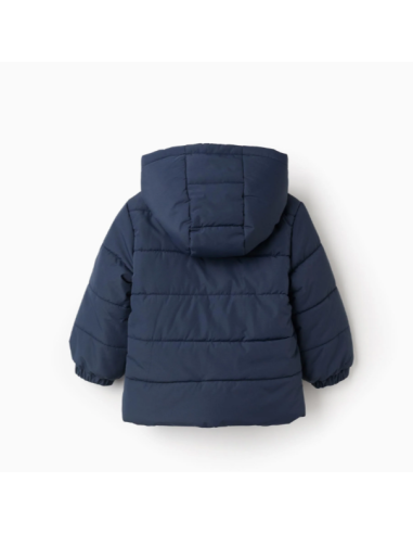 Chaqueta Acolchada con Capucha y Forro Polar...