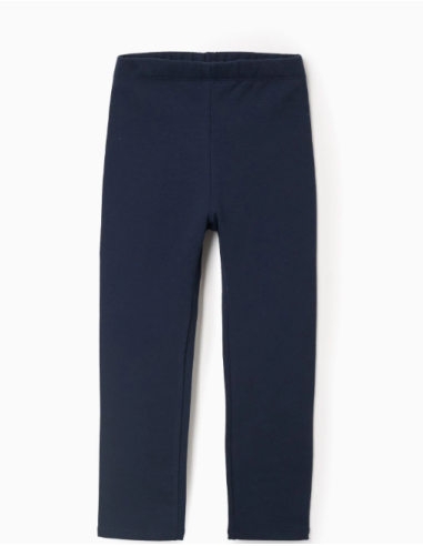 Mallas Perchadas para Niña, Azul Oscuro