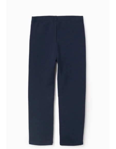 Mallas Perchadas para Niña, Azul Oscuro