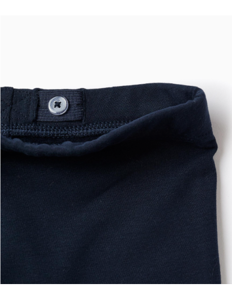 Mallas Perchadas para Niña, Azul Oscuro