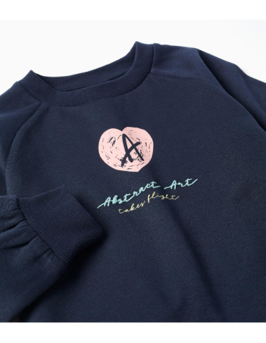 Sudadera Perchada con Estampado en Relieve para...