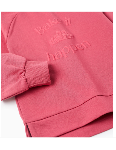 Sudadera con Estampado en Relieve para Niña...