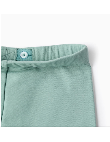 Mallas Perchadas para Niña, Verde Agua