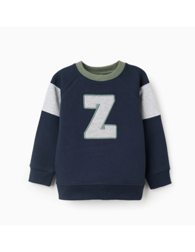 Sudadera Perchada 'Z' para Niño, Azul...