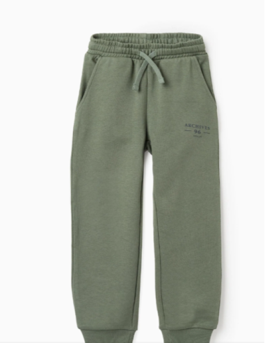 PANTS FLEECE, DARK GREEN