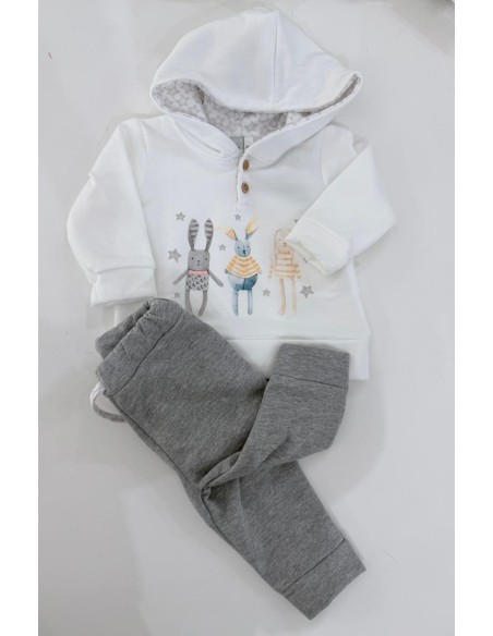 CONJUNTO CHANDAL AMIGOS CONEJITOS