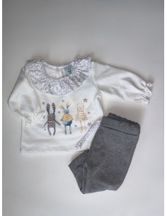 CHANDAL BEBE NIÑA CONEJO AMIGOS