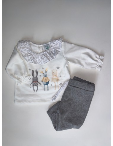 CHANDAL BEBE NIÑA CONEJO AMIGOS