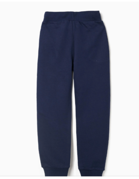 Pantalón Jogger de Algodón para Niño, Azul Oscuro