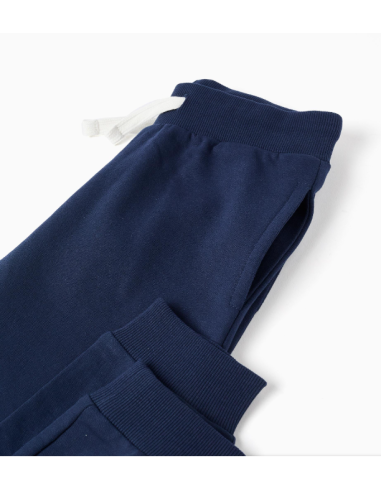 Pantalón Jogger de Algodón para Niño, Azul Oscuro