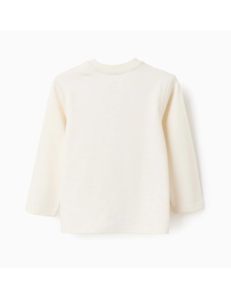 Camiseta de Algodón de Manga Larga para Niño 'Friends', Beige