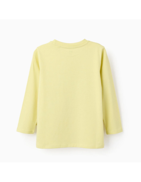 Camiseta de Manga Larga de Algodón para Niño 'Stockholm', Amarillo