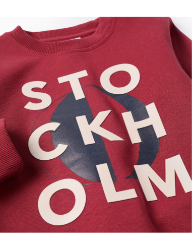 Sudadera Perchada con Estampado en Relieve para...