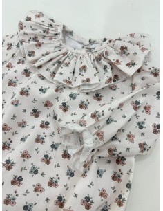 PELELE BLANCO DE ESTAMPADO DE FLORES 2